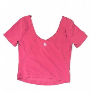 EUC Lululemon Align T-Shirt—Pink Lychee